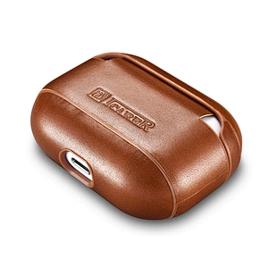 Full Protective Wireless Charging Cover Earphone Accessories Real Leather Case for Airpods 3 Pro
