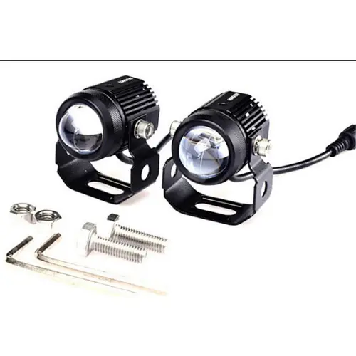 High Brightness DC12-24V motor 15w led headlight dual color for motorcycle
