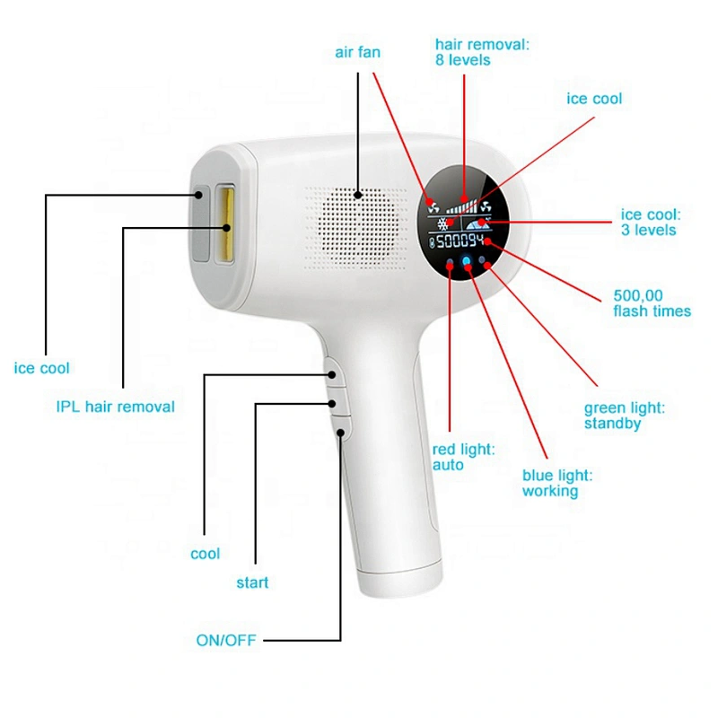 TED-203 Ice Point Hair Remover