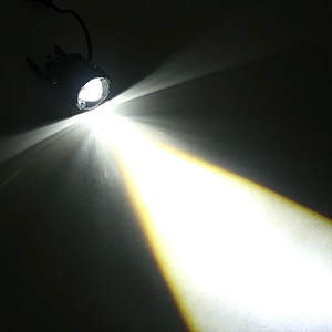 Motorcycle LED Fog Light 3000K Amber Yellow 6500K White Driving Lights 20W 3000lm IP65 High Low Beam Avoiding Blinding Driver Spot Light DRL for Jeep Car SUV