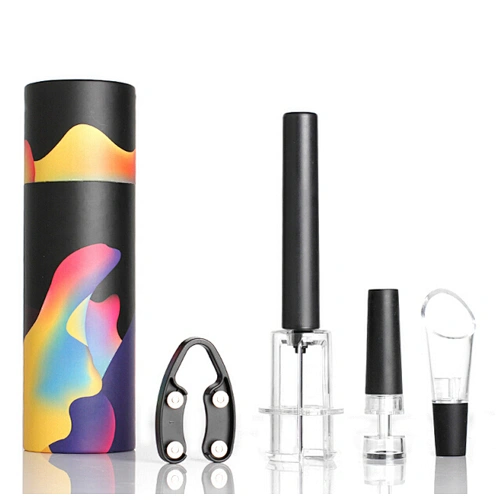 Plastic Air Pump Wine Opener Gift Set