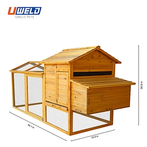 Solid Wood  Chicken Coop  Pet House