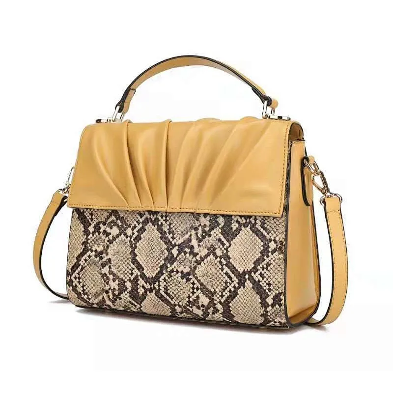 Custom Snake Skin Print Handbags Summer Tote Bags Handbags For Women