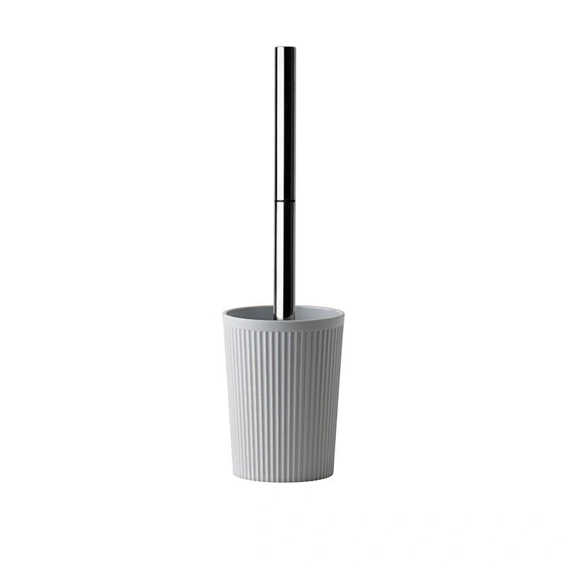 Toilet Brush Holder with Brush-Ribbed