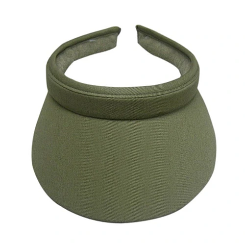 different shape plastic clip visor hat