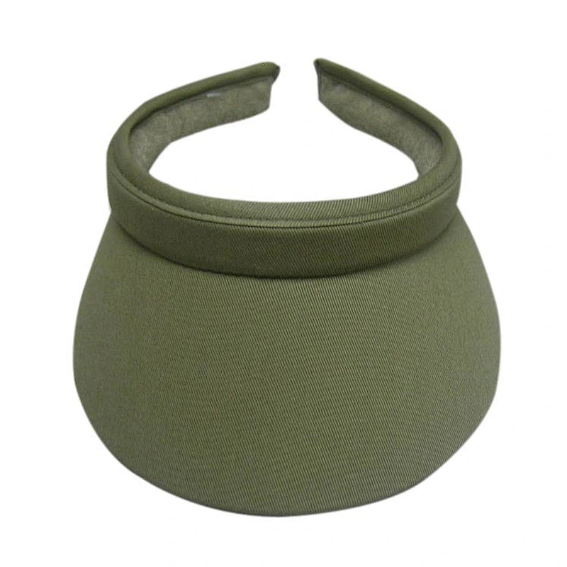 different shape plastic clip visor hat