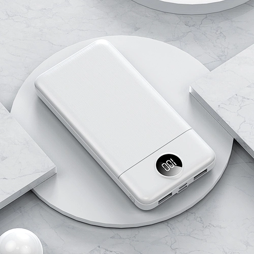 HT-T63S 10000mAh power bank with wire drawing texture