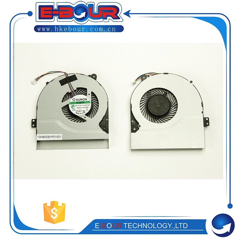 For Asus X455 A455 A455L A555L A555LD K455 X455LD X555 Laptop CPU Cooling Fan