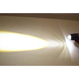 High Brightness DC12-24V motor 15w led headlight dual color for motorcycle