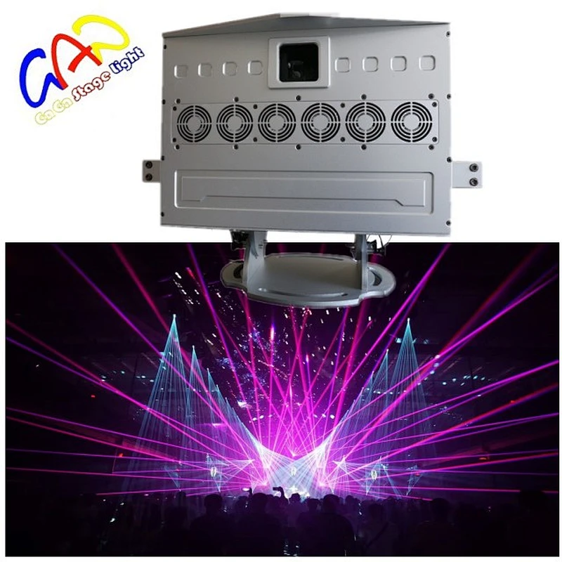 40Watt full color waterproof laser lamp with white background