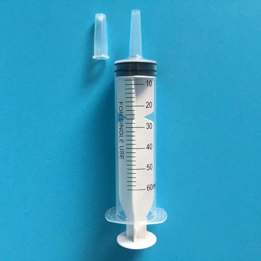 Disposable large Irrigation Syringe with/without caps