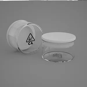15ml Concentrate Packaging Glass Jar With Silicone lids Custom Logo Brand