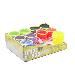 Custom Plastic Butt Bucket Luminous Car Ashtray