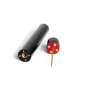 Pocket air pump wine opener red