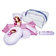 Bathroom 4-PC Set Include Toothbrush Rinsing Cup Soap box Toothbrush Case Towel;