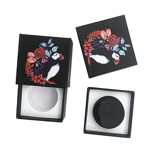Factory price customized packaging box with the logo of 5ml/7ml/9ml glass jar packaging