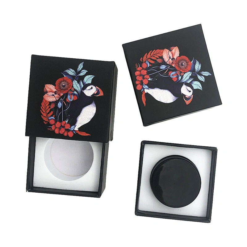 Factory price customized packaging box with the logo of 5ml/7ml/9ml glass jar packaging