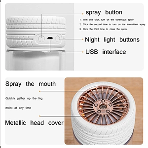Wholesale Car Air Freshener Sanitized Diffuser Indoor Air Mini Usb Moisturized Humidifier Car Humidifier