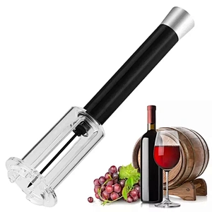 Aluminum Alloy Air Pump Wine Opener Silver
