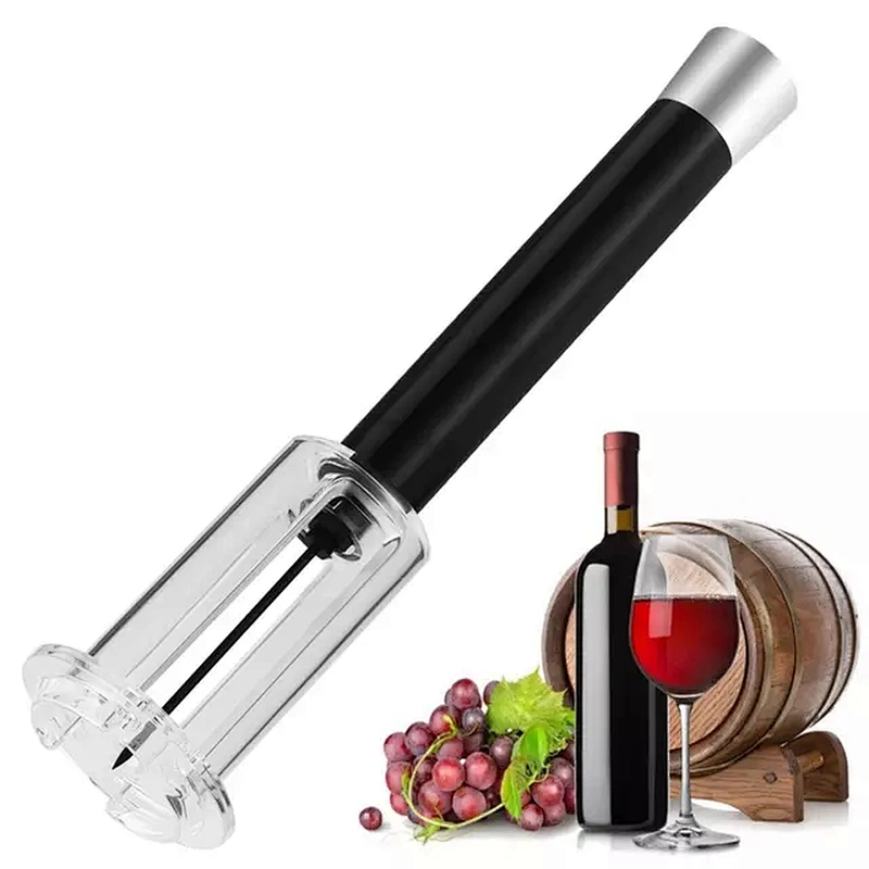 Aluminum Alloy Air Pump Wine Opener Silver