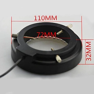 Anneau lumineux LED, 72 LED, 72 mm
