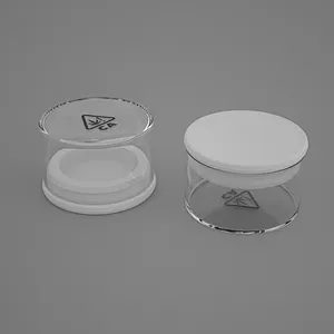 15ml Concentrate Packaging Glass Jar With Silicone lids Custom Logo Brand