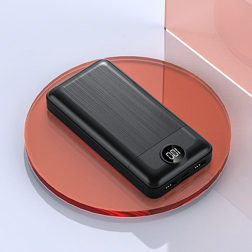HT-T73S 20000mAh power bank with wire drawing texture