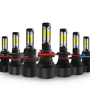 Factory X7 4 Sides Led Car Lights H11 9005 9006 360 H7 LED Head Light H4 LED Headlight Bulb