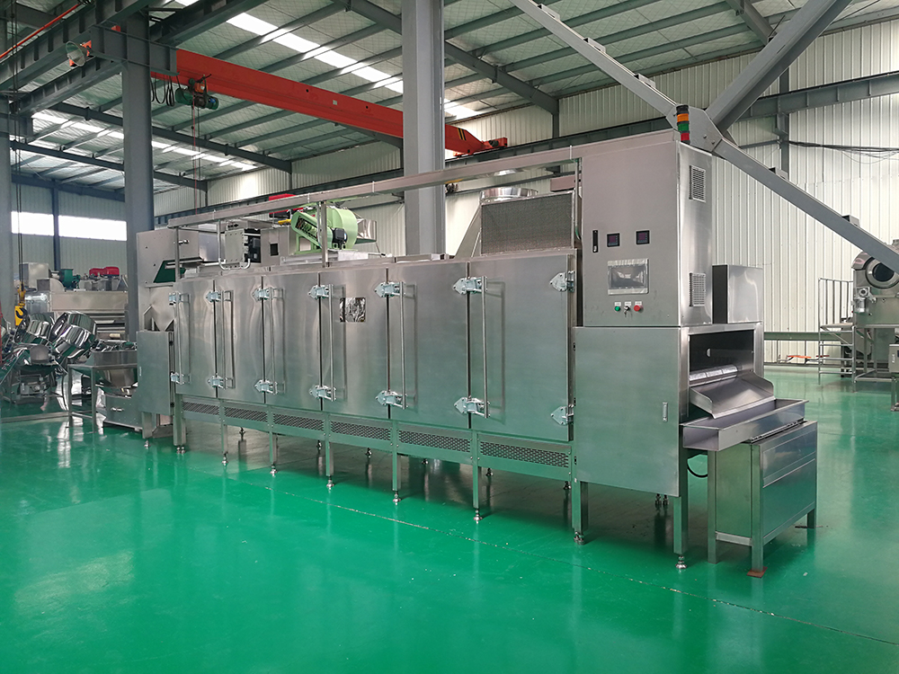 Multifunctional continuous Nut Roaster