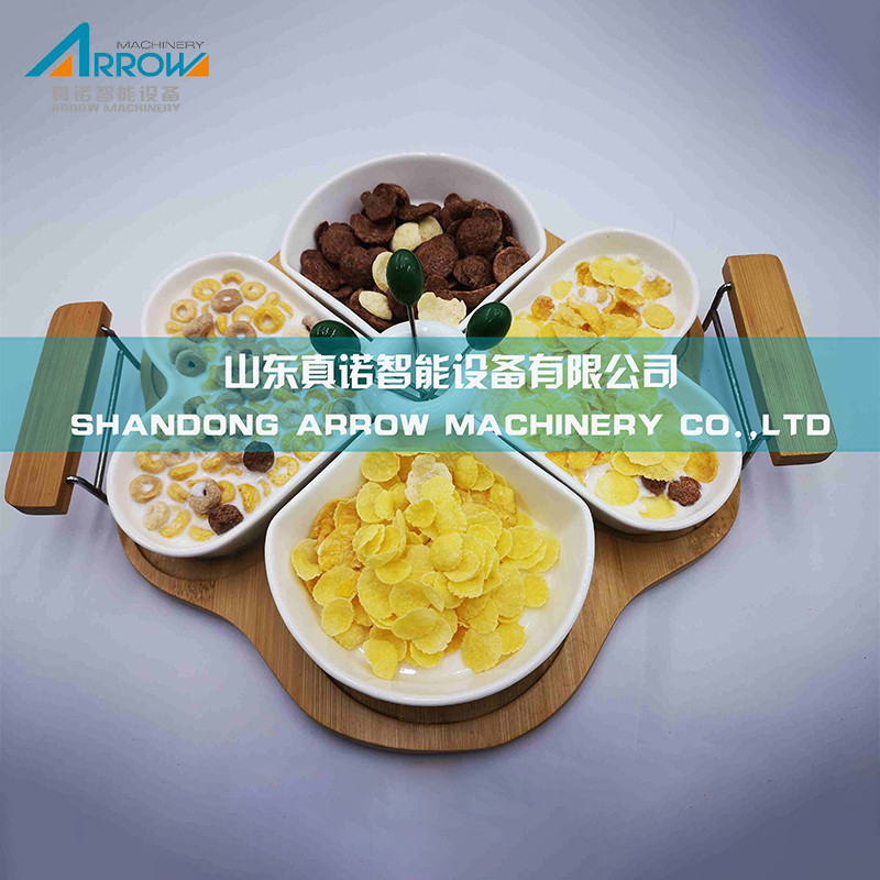 Automatic Multi Grain Cereals Corn Flakes Making Machine Breakfast Cereals Production Line