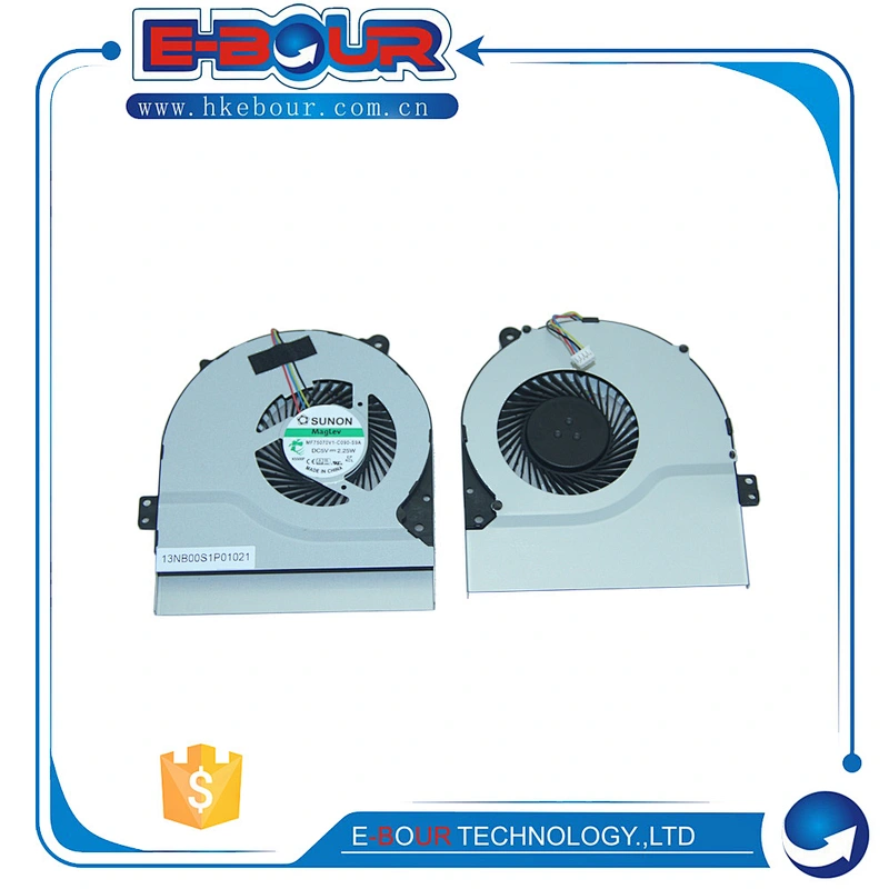 For Asus X450 X550 Laptop CPU Cooling Fan