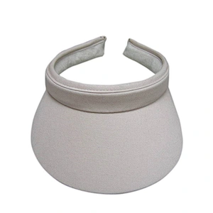 different shape plastic clip visor hat