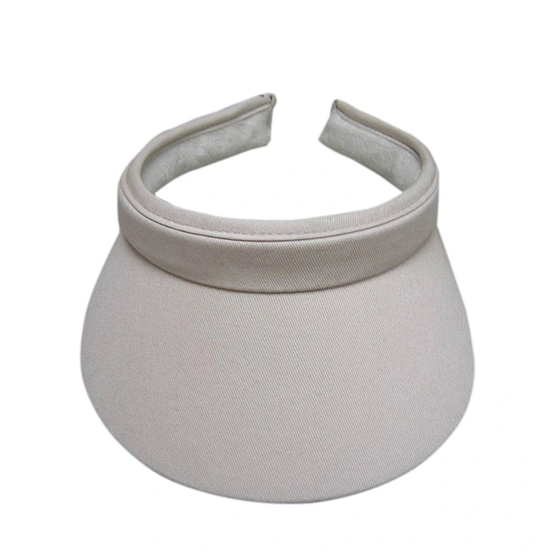 different shape plastic clip visor hat