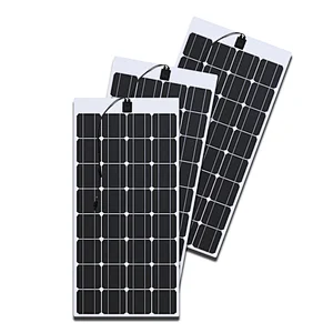 96W Flexsible Solar Panel For Bus Shed / Car / Ship / House Roof Solar Energy System