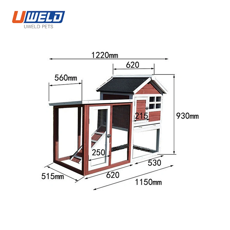 Solid Wood  Chicken Coop  Pet House