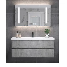 Barton 03 1200*520mm light gray bathroom cabinet