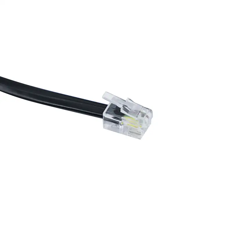RJ11 telephone elastic cable