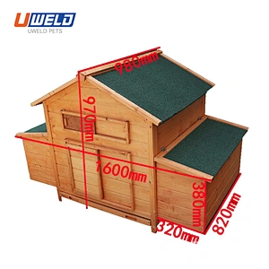 Solid Wood  Chicken Coop  Pet House