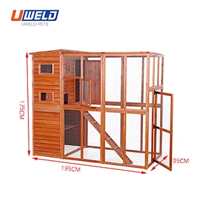 Solid Wood  Chicken Coop  Pet House