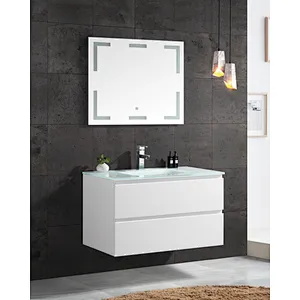 SM1098 800*460mm black glass basin BESTA bathroom vanity