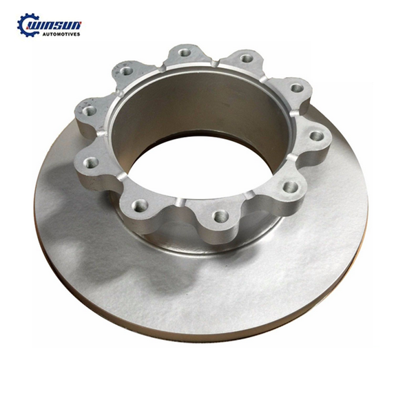Truck spare components OEM 23123647002, 55070, 6316229, 76606 brake rotor for Meritor & NABI/Gillig Bus brake disc