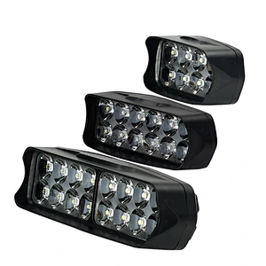 12W/18W/24W LED Work Bar Light Headlight for Car Motorcycle Tractor Boat Off Road 4WD 16LED Truck SUV ATV Fog Lights Lamp 12V 24V