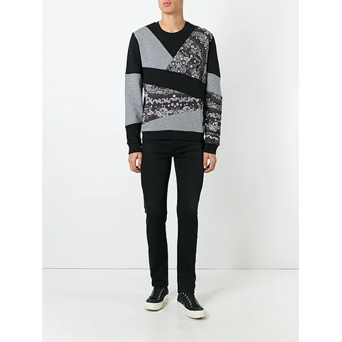 Men's patchwork printing sweatershirt