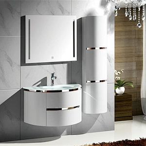 PV2012 1000*530mm cabinet with glass basin