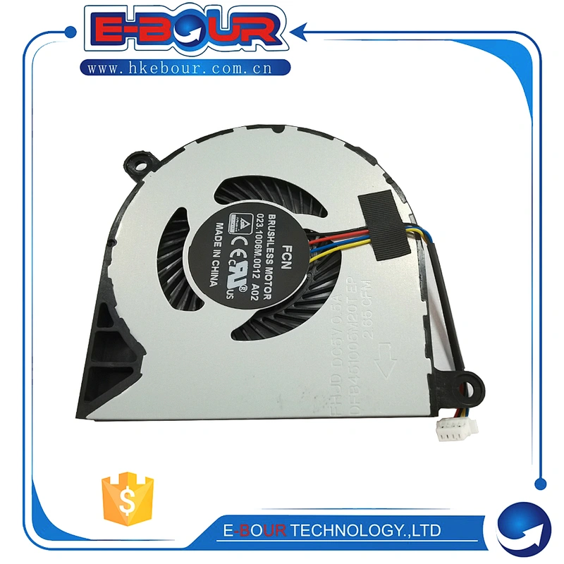 For  Dell Inspiron 7560 V5468 V5568 13-7000 031TPT 31TPT Laptop CPU Cooling Fan