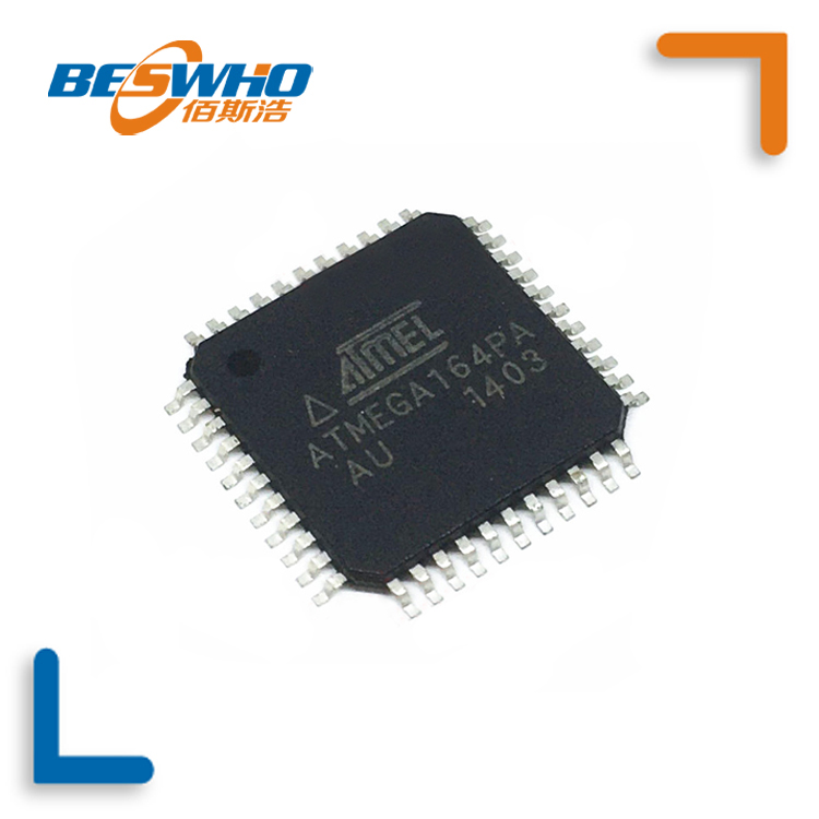 New Original ATMEGA164PA-AU ATMEGA164 TQFP-44 Microcontroller 8-Bit AVR 64K Flash Memory