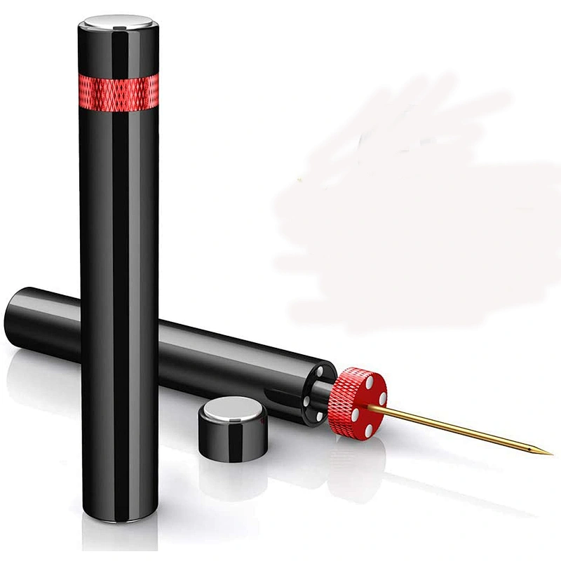 Pocket air pump wine opener red