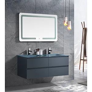 PV2015 glass-basin bathroom vanity