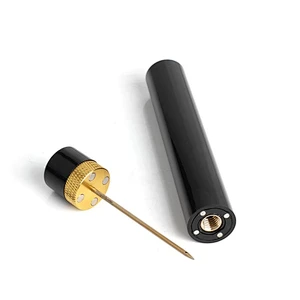 Pocket air pump wine opener gold