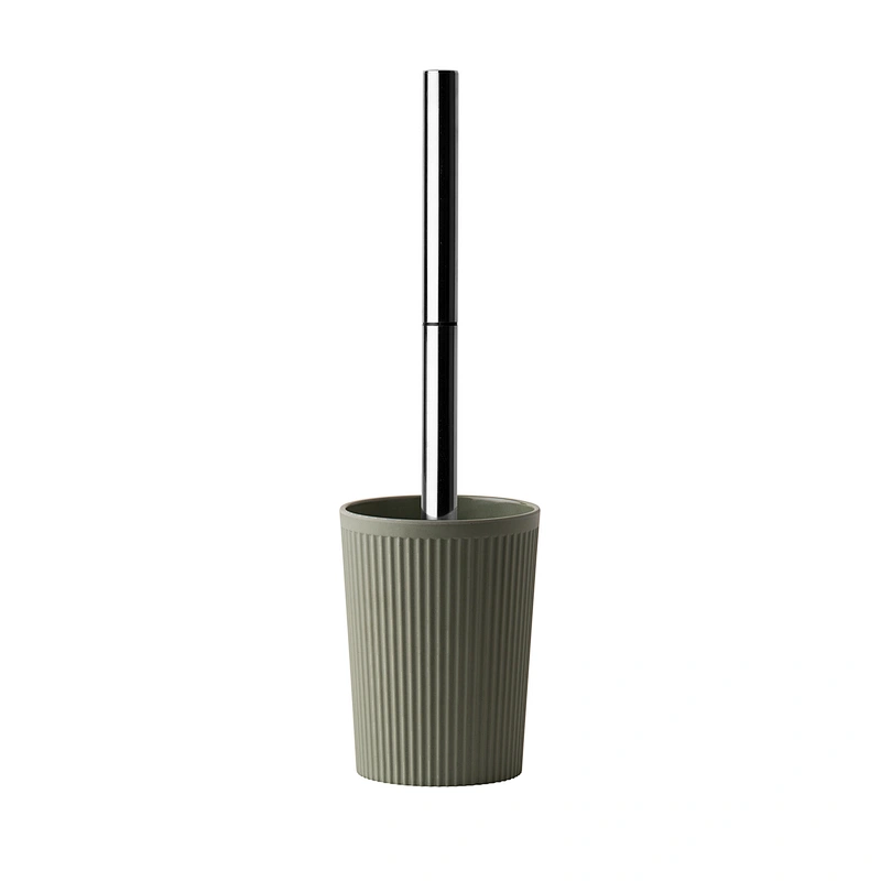 Toilet Brush Holder with Brush-Ribbed